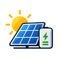 Solceller och batteri